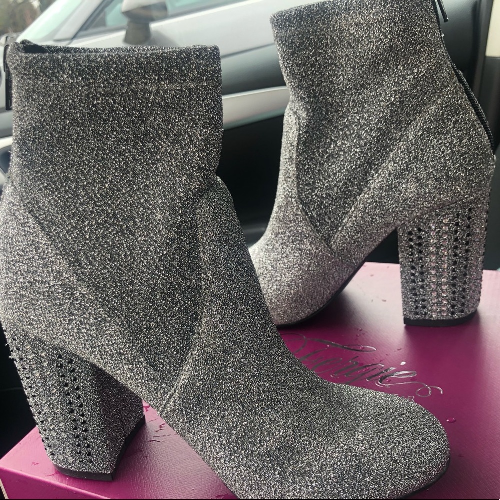 Metallic Boots Sparrow Pewter